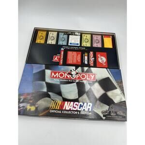 Monopoly NASCAR Official Collector's Edition COMPLETE Parker Brothers 1997